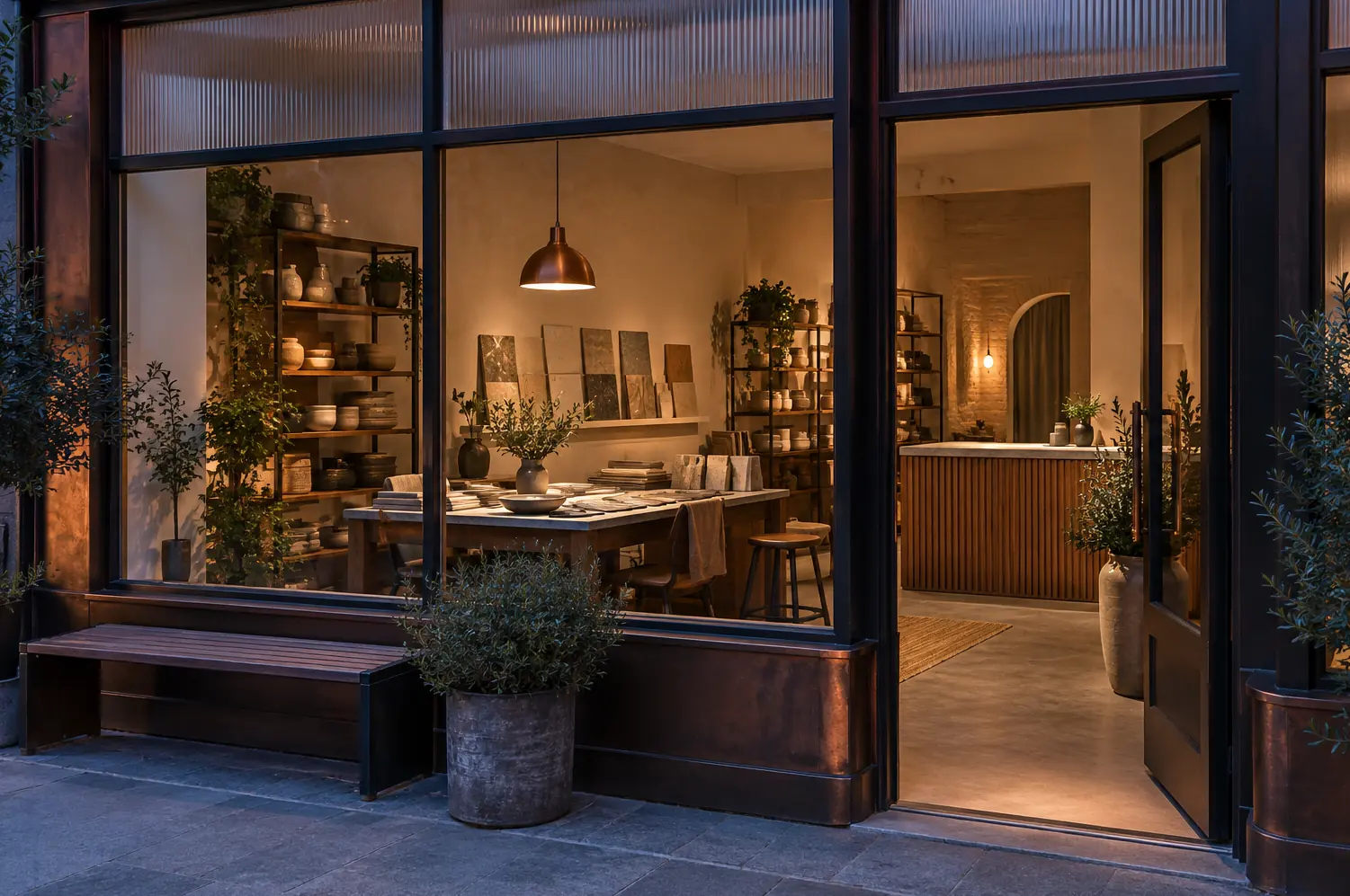 Illustration of growing businesses and their working space